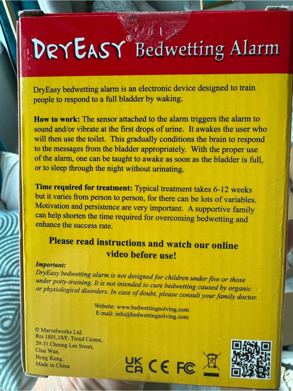 Kids Bedwetting Alarm - Picture 2 of 5